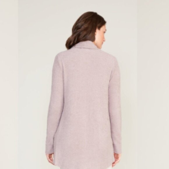 Barefoot Dreams CozyChic Lite Circle Cardigan M- DEEP TAUPE/BLUSH - Picture 7 of 7